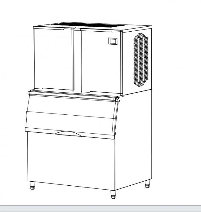 220v Crystal Clear Ice Cube Maker 316 Roestvrij staal 15