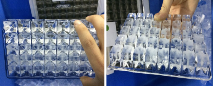 220v Crystal Clear Ice Cube Maker 316 Roestvrij staal 24