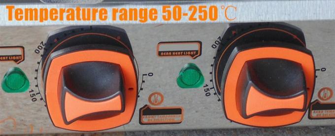 7 de Rolmachine van de broodjeshotdog, Elektrische de Worstgrill van 1.69kw 3